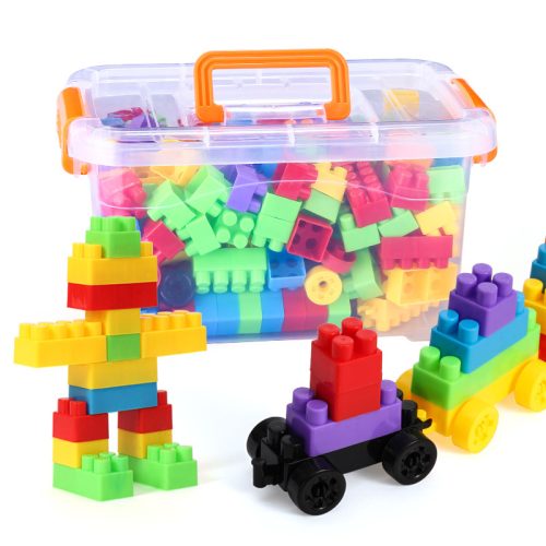 Cross-border building block toys, large-grained, baby-sized, loose, assembled, children's assembly, kindergarten educational toys, boys' wholesale