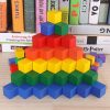 Factory direct sales of Hemu Zhengfang building blocks, 1-8cm, math cube teaching aids for primary school students, square toy, educational