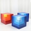 Beech classic cube versatile creative assembly puzzle educational building block stackable toy for early childhood education suitable for children aged 3 and above