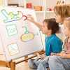 Children s concentration teaching aids kindergarten educational creative puzzles building blocks versatile toys wooden ring toys