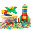 Cross-border rocket warhead building block toys for boys aged 6-12 plastic building block toys for wholesale